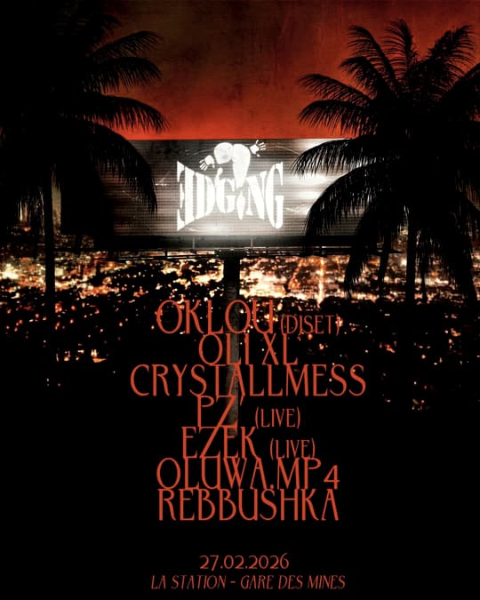 Edging flyer, La Station Gare des Mines: Oklou, Oli XL, Crystallmess, PZ, Ezek, Oluwa.MP4, Rebbushka
